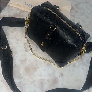 Black and Gold Crossbody Bag